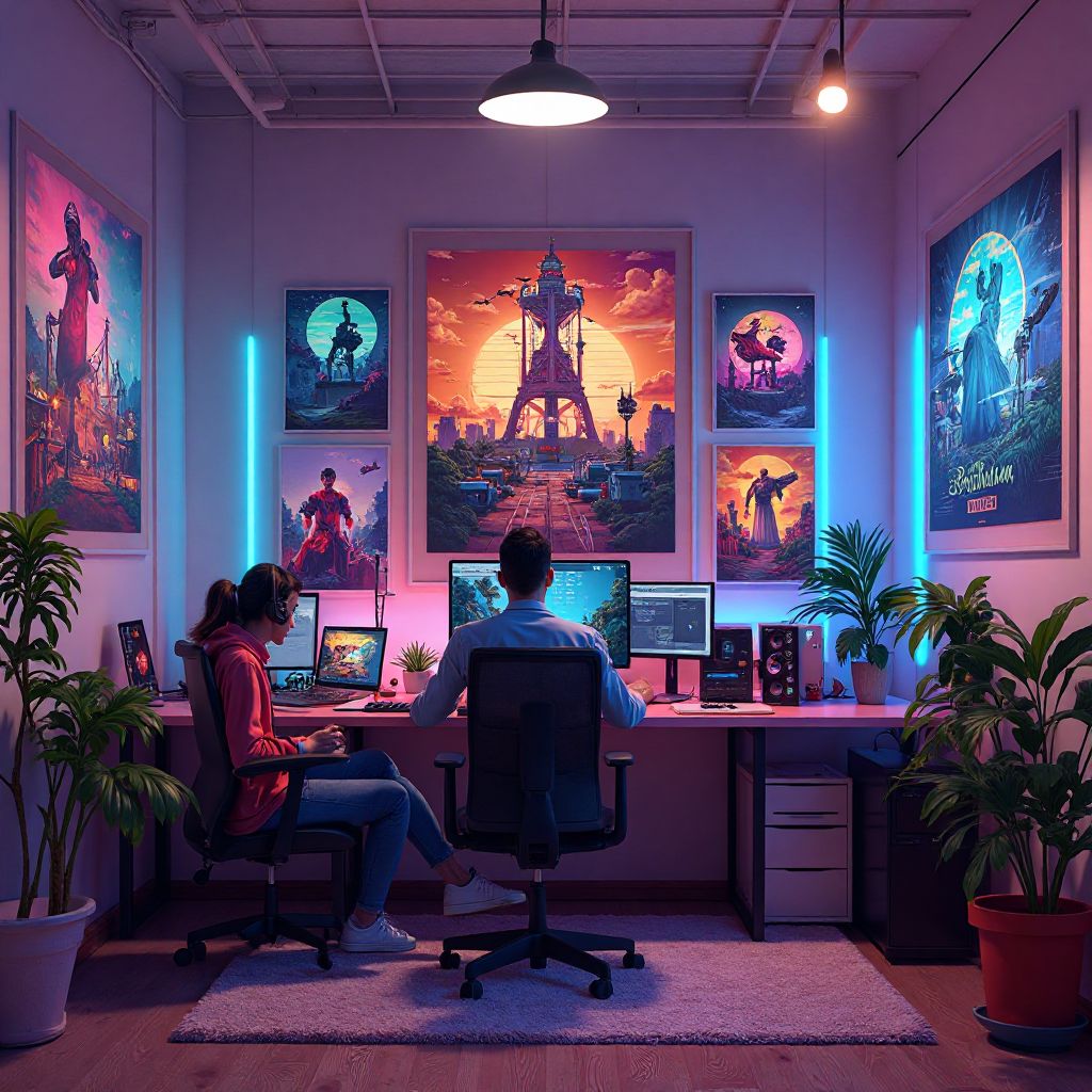 Atelier du studio Tower Rush